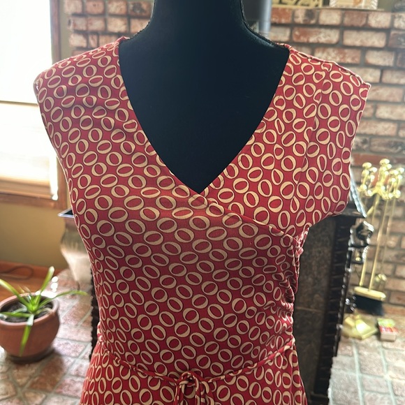 Dian Von Furstenburg summer sleeveless dress size 6 - Picture 2 of 6